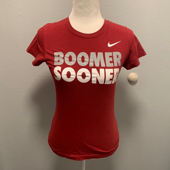 Women Nike Oklahoma Sooners shirt size small - Picture 1 of 3